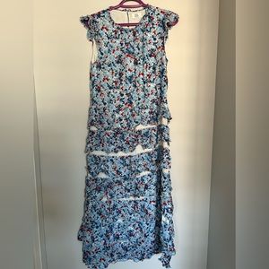 Women long chiffon dress